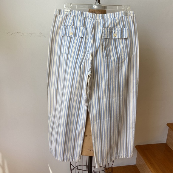 Vintage Mod-O-Doc Striped Pants (on trend PJ look!) Cotton Size 3 which is Large - Picture 4 of 8